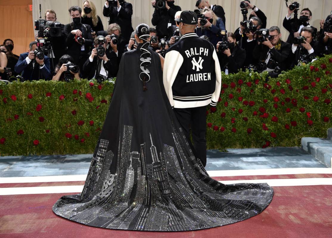 Alicia Keys, left, and Swizz Beatz attend The Metropolitan Museum of Art's Costume Institute be ...