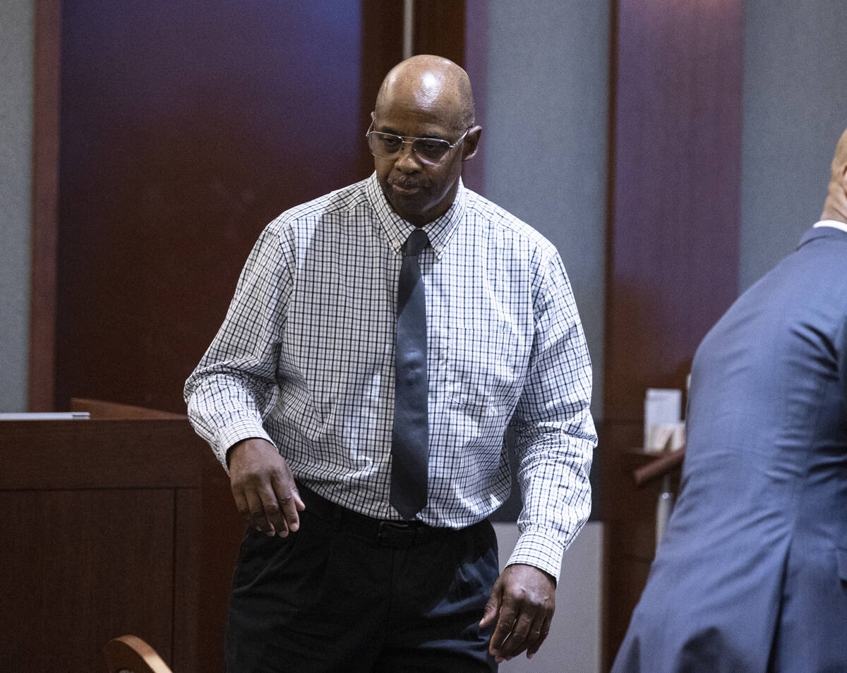Wendell Melton appears in court on Wednesday, May 4, 2022, before a jury found him guilty of ki ...