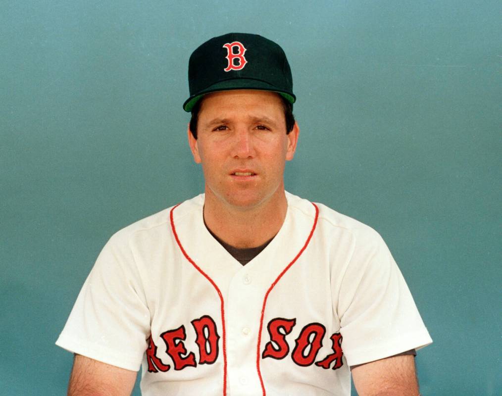 Boston Red Sox infielder Marty Barrett is shown in this Feb. 28, 1989. (AP Photo)