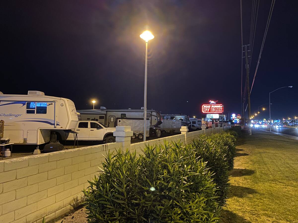 A man in his 60s was stabbed to death at an RV park in the 4700 block of Boulder Highway on Fri ...