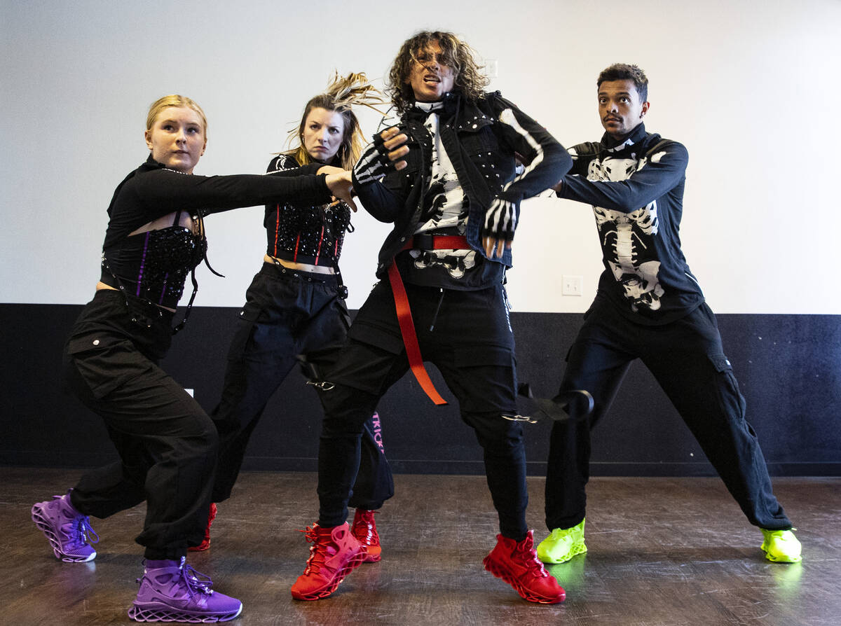 The Fear Faire 'Kryptkicker 6 Dance Crew’ Kaylie Parker, left, Jay Hill, a choreographer ...