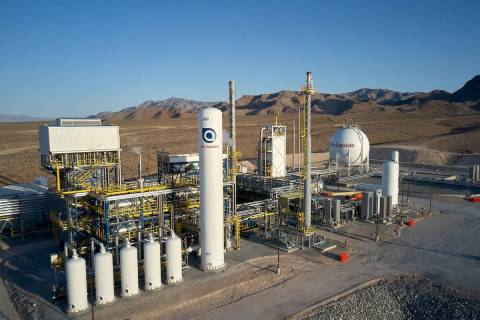 French energy giant Air Liquide has built a liquid hydrogen production plant in North Las Vegas ...