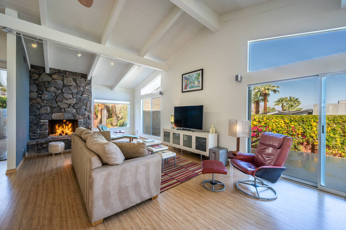 BHHS Sprawling 2,519 square feet and nestled into the hillside of one of Palm Springs’ most h ...