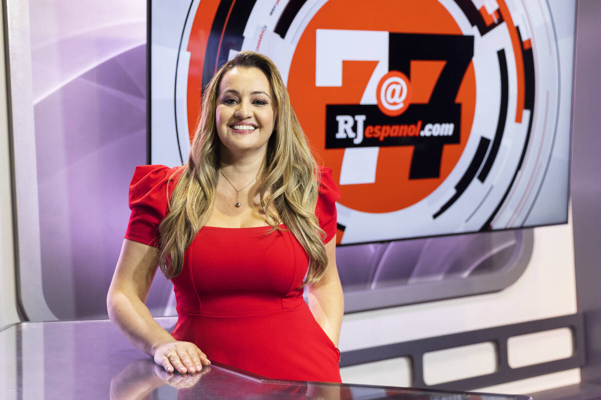 Rosana Romero during the first recording of 7@7 en Español on Tuesday, May 3, 2022, at the ...