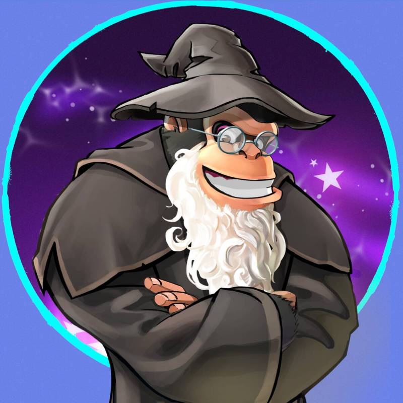 Wizard Wally is the new character in magician Xavier Mortimer's NFT universe. (Wally's NFT)