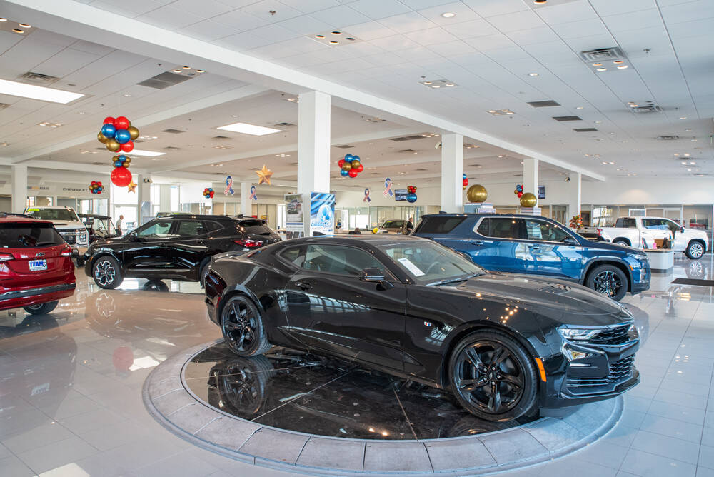 Exclusive Team Chevrolet showroom is loaded with the newest 2022 Chevy Camaro along with new 20 ...