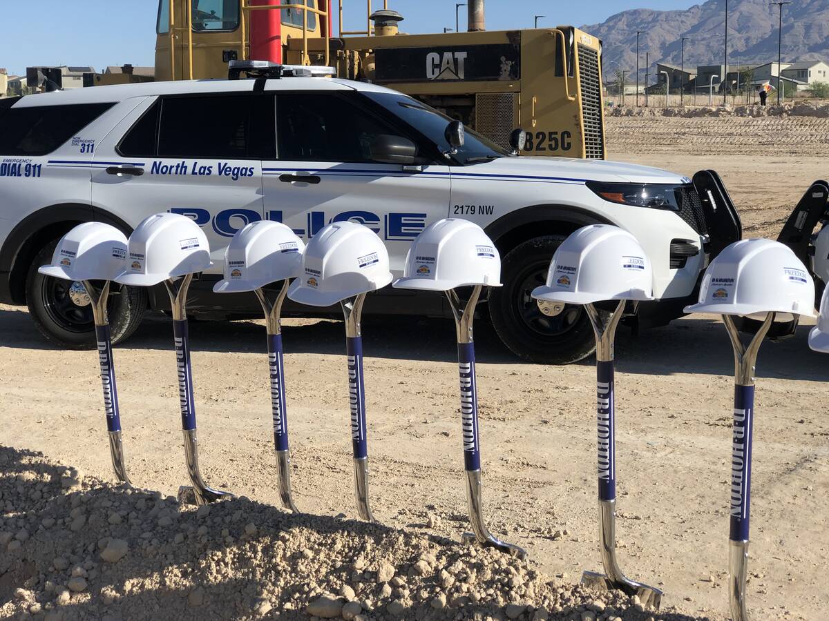 Ground broke on the North Central Area Command in North Las Vegas. It is expected to open in Ma ...