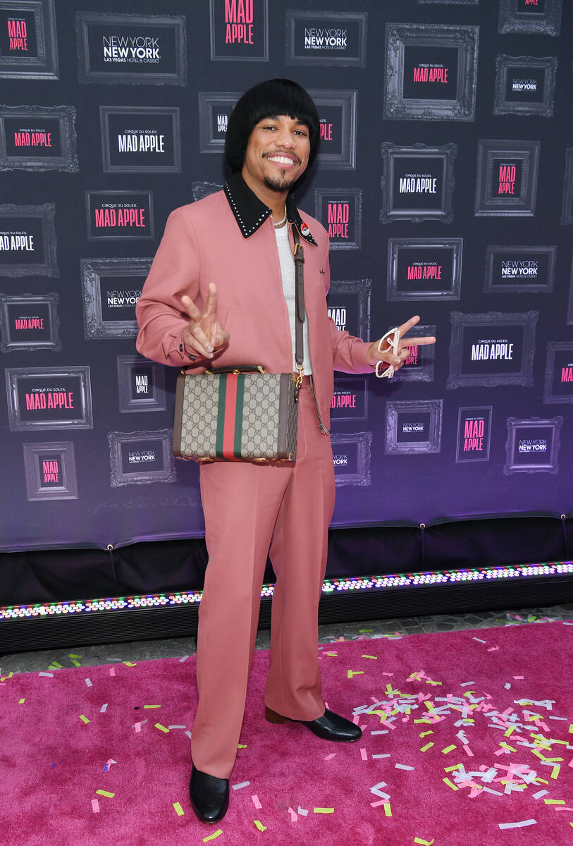 Rapper/singer/songwriter Anderson .Paak arrives at Mad Apple by Cirque du Soleil premiere at Ne ...