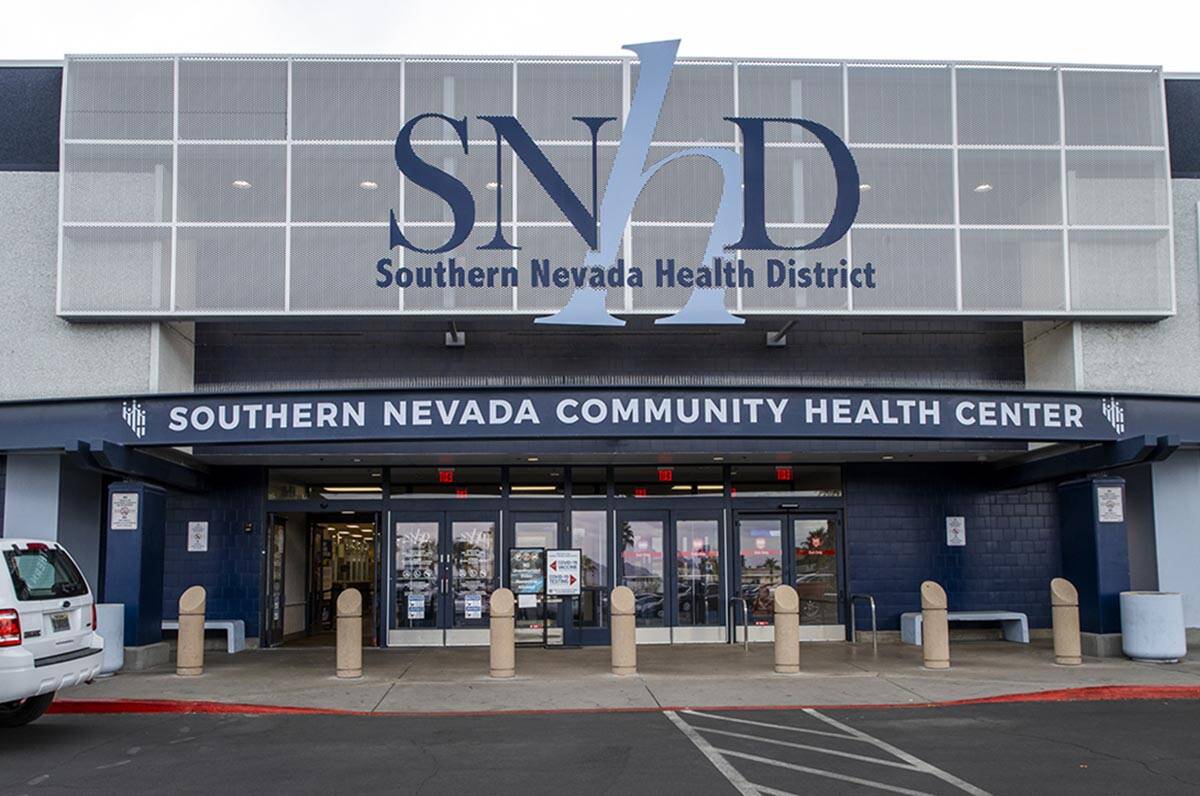 Southern Nevada Health District headquarters building on Thursday, Dec. 9, 2021, in Las Vegas. ...