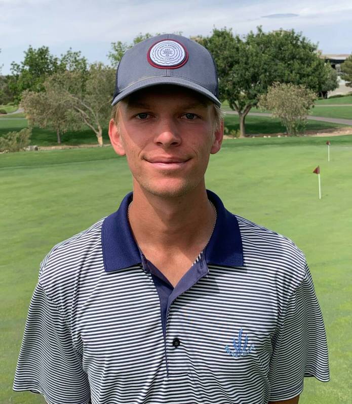 Coronado's Ian Fritz is a member of of the Nevada Preps All-Southern Nevada boys golf team. (Co ...