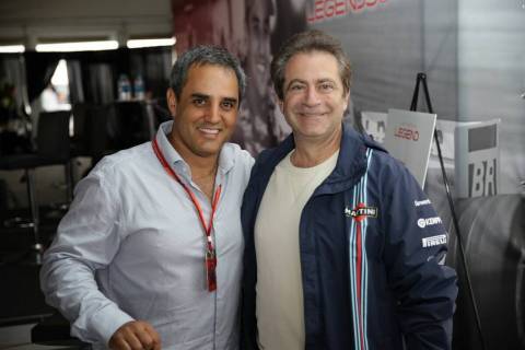 Las Vegas attorney Marc Risman, right, shown with two-time Indianapolis 500 winner Juan Pablo M ...
