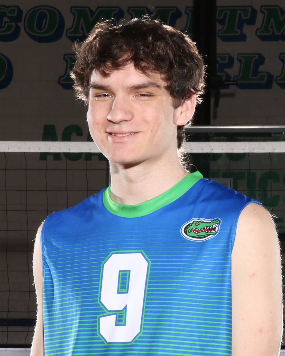 Green Valley's Aric Olsen is a member of the Nevada Preps All-Southern Nevada boys volleyball t ...