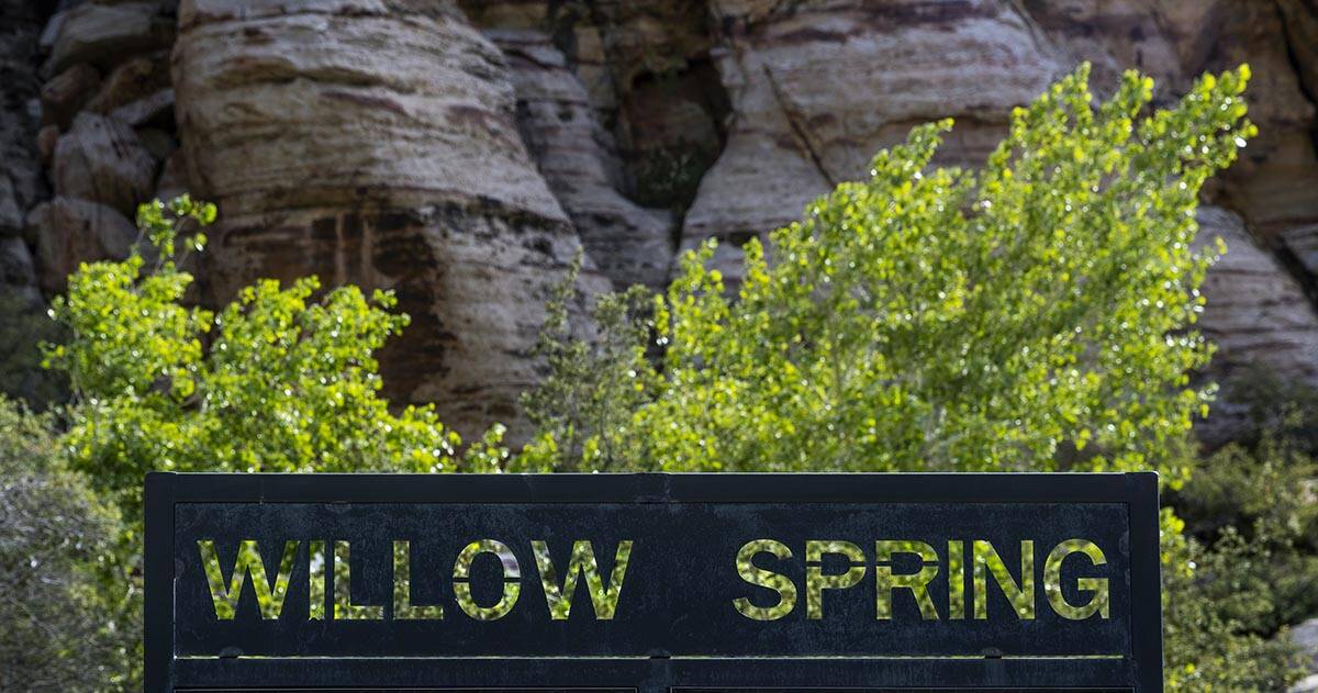 Willow Springs at the Red Rock Canyon National Conservation Area on Friday, May 27, 2022, in La ...
