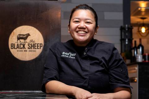 Chef Jamie Tran at her restaurant The Black Sheep (Ellen Schmidt/Las Vegas Review-Journal)