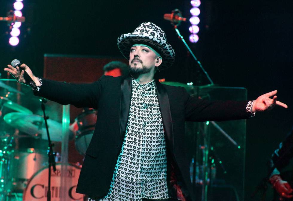 Boy George of the band Culture Club performs in concert at The Electric Factory on Friday, Sept ...