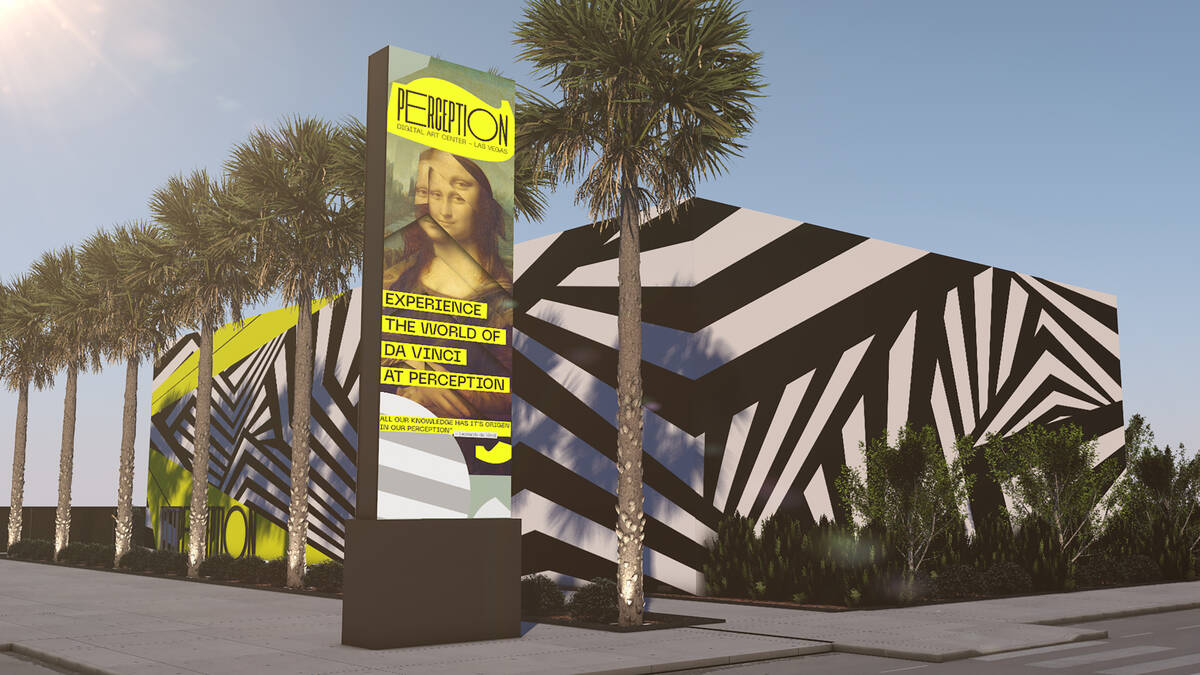 Digital art museum Perception Las Vegas debuts June 10 with the world premiere of "Leonard ...