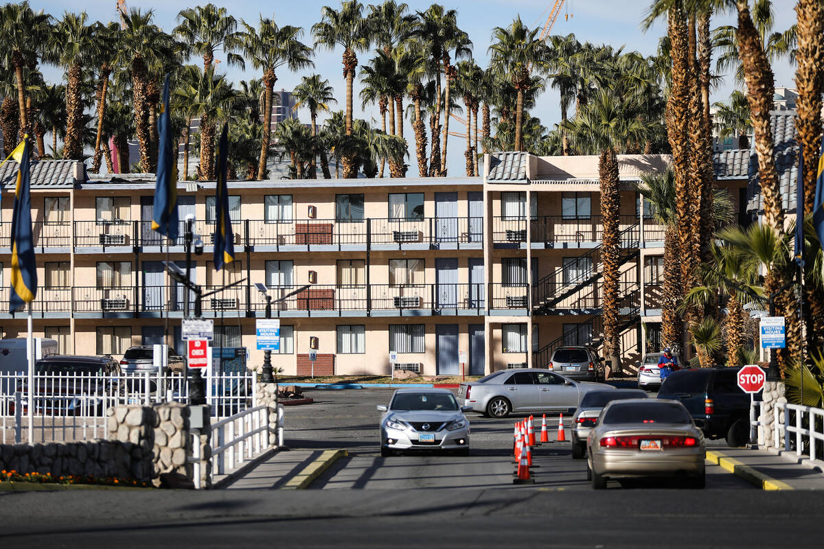 Harbor Island Apartments on Tuesday, Jan. 4, 2022 in Las Vegas. (Rachel Aston/Las Vegas Review- ...