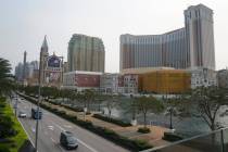 A view of the Cotai Strip is seen on April 10, 2020, in Macao. (Inside Asian Gaming)