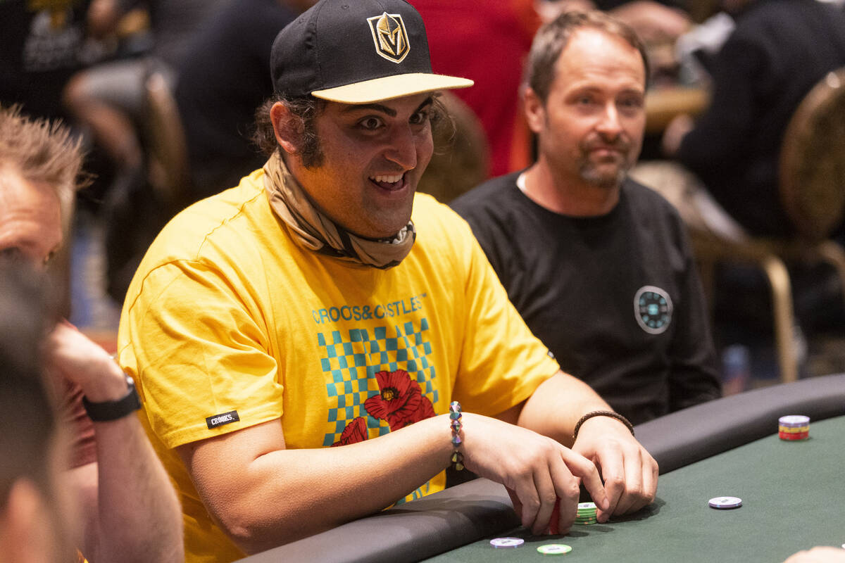 Jonathan Nassar of Las Vegas plays during the World Series of Poker "Housewarming" ev ...
