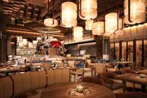 The main dining room at Wakuda, the restaurant from famed Japanese chef Tetsuya Wakuda that is ...