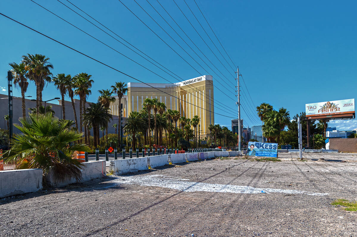 The view of the Strip from 4613 South Las Vegas Boulevard on Monday, June 6, 2022, in Las Vegas ...