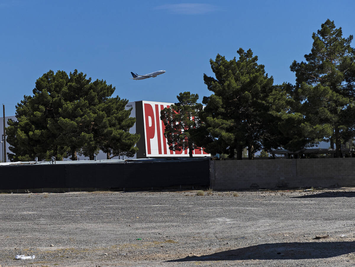 Flights take off from Harry Reid International Airport over 4613 South Las Vegas Boulevard on M ...