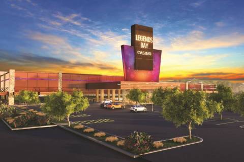 A rendering of the Legends Bay Casino, scheduled to open in Sparks, Nevada. Circa Sports will o ...