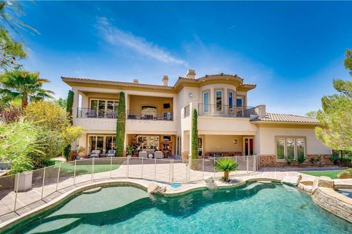 This Seven Hillis mansion has listed for $3.4 million. The Henderson custom-built home measures ...