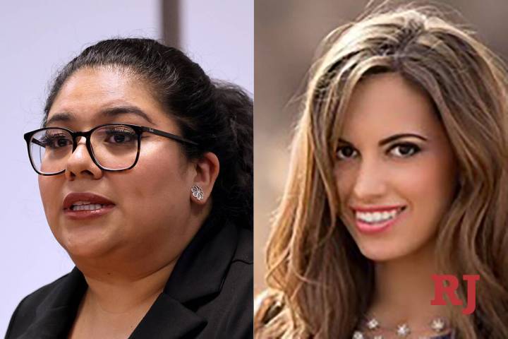 Irene Cepeda, left, Danielle Ford, right. (Las Vegas Review-Journal/Danielle Ford)