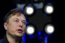 FILE - Elon Musk speaks at the SATELLITE Conference and Exhibition March 9, 2020, in Washington ...