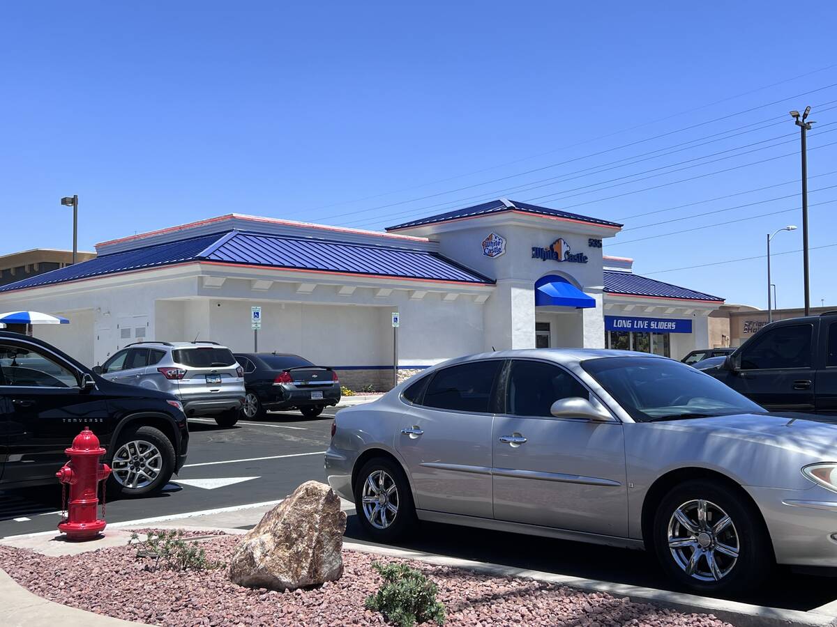 White Castle located at 535 Marks St. in Henderson is now open. (Rochelle Richards/Las Vegas Re ...