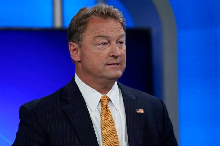 Former U.S. Senator Dean Heller waits before a Republican primary debate for Nevada governor We ...