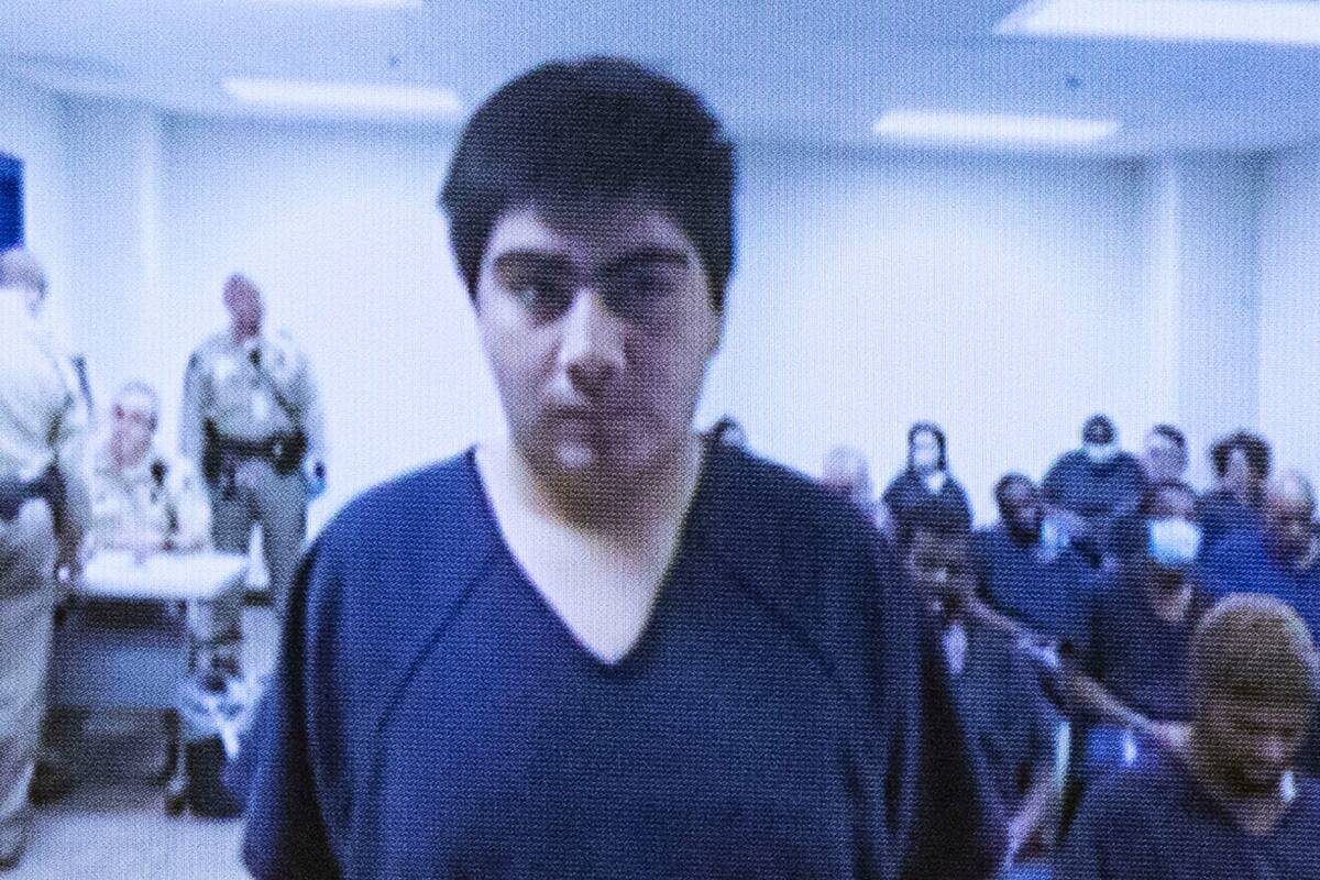 Jonathan Eluterio Martinez Garcia, the student who's accused of attacking his teacher, appears ...