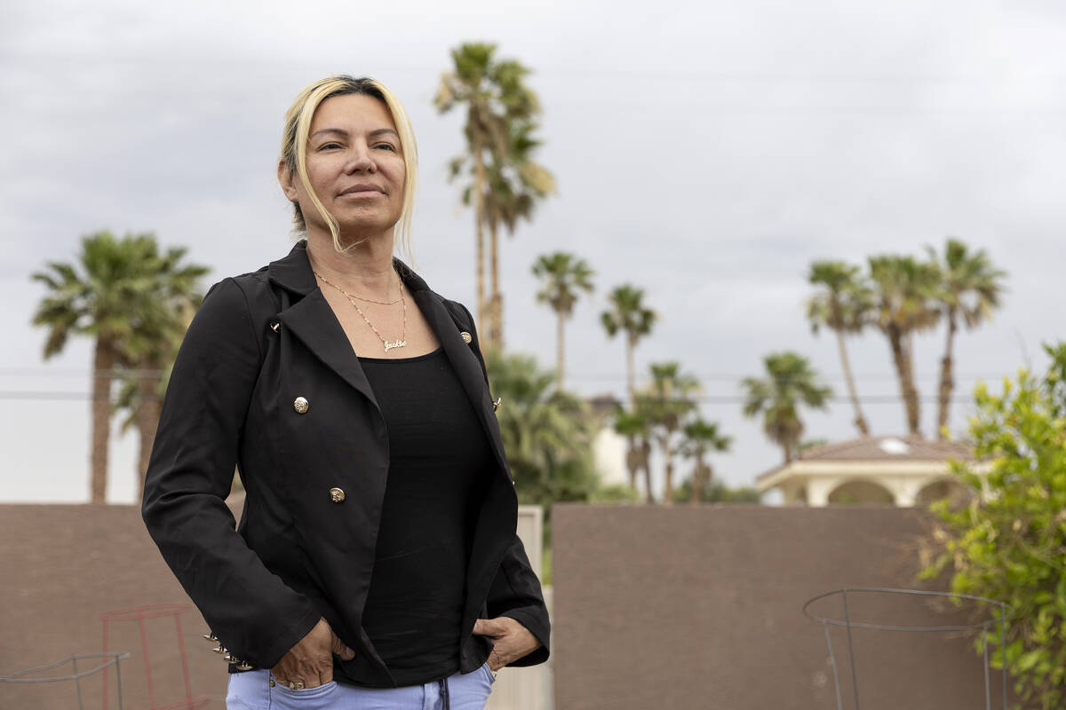 Jacqueline Flores, co-founder of the Greater Las Vegas Short-Term Rental Association, at her mo ...