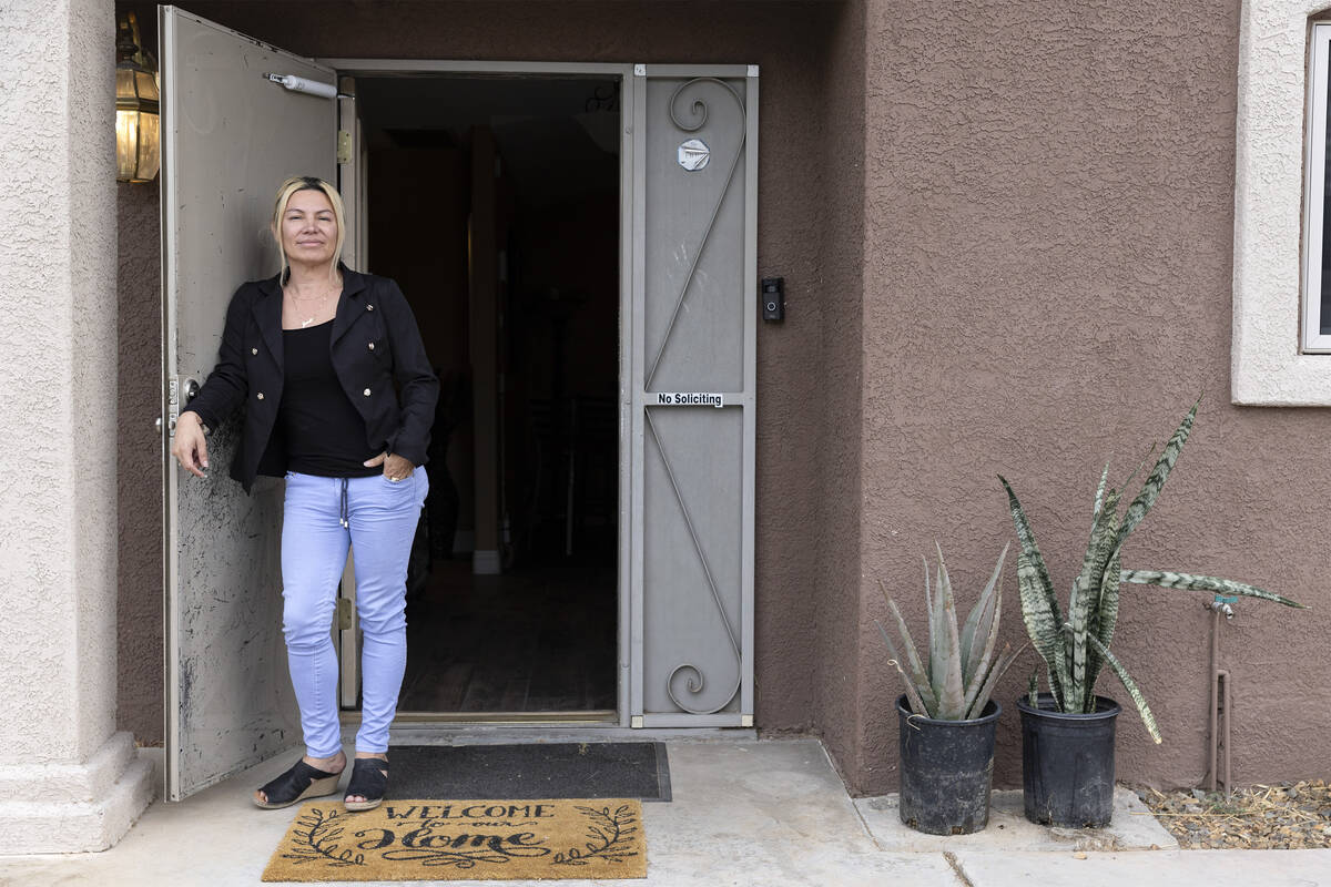 Jacqueline Flores, co-founder of the Greater Las Vegas Short-Term Rental Association, at her mo ...