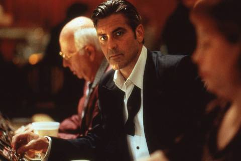 George Clooney stars as Danny Ocean in the 2001 version of "Ocean's 11." (Warner Bros.)