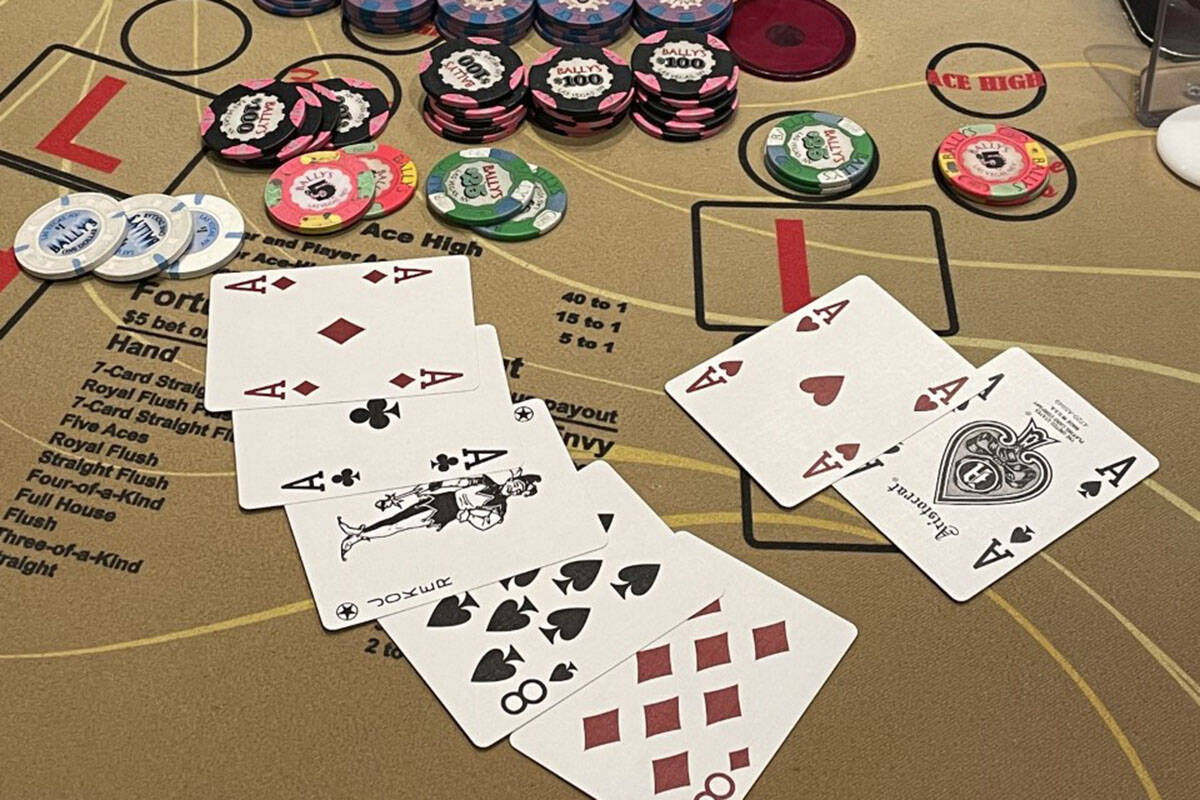 A player won $111,962 playing Face Up Pai Gow Poker at Bally’s on Saturday, Jun 25, 2022, in ...
