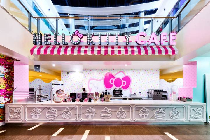 The Hello Kitty Cafe at Fashion Show mall will host its grand opening July 8. (Louiie Victa)