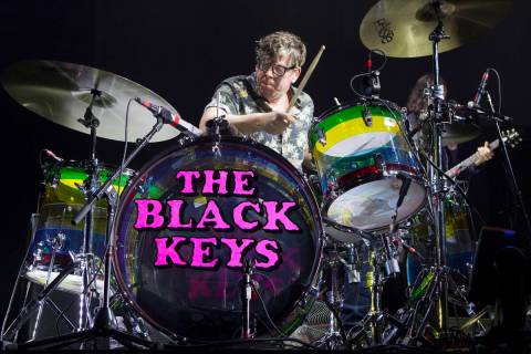 Patrick Carney of The Black Keys performs in concert during their "Let's Rock Tour" a ...
