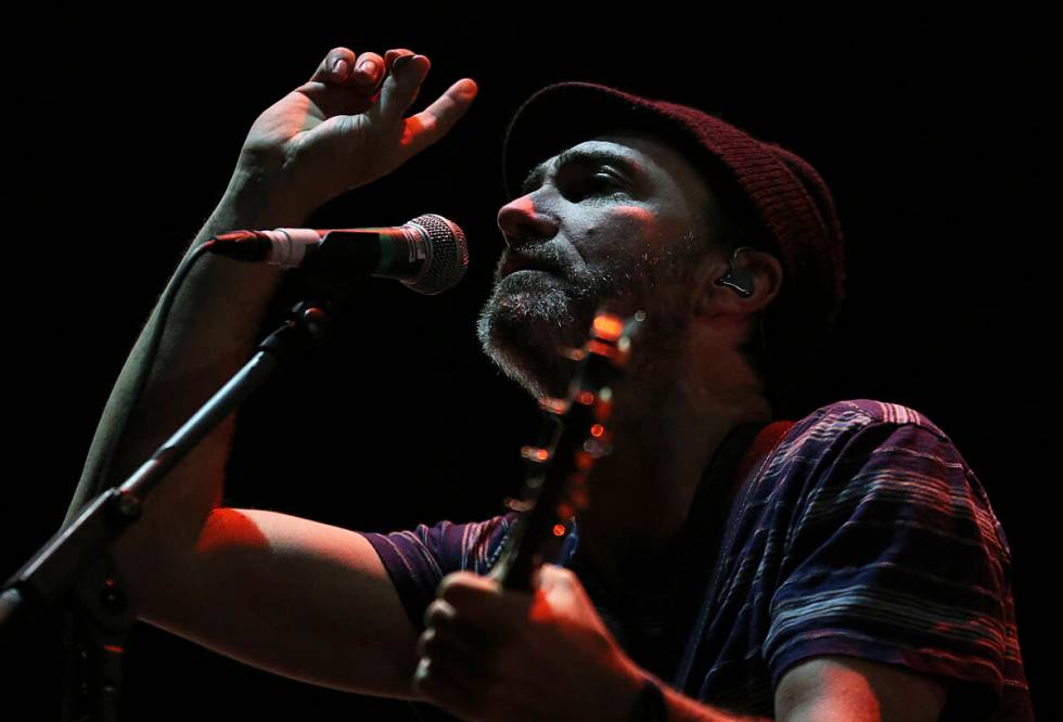 James Mercer from the band The Shins performs during the Corona Capital music festival in Mexic ...