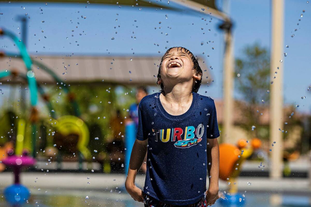 Cooling off in water features might be advised in Las Vegas this weekend as highs around 100 ar ...
