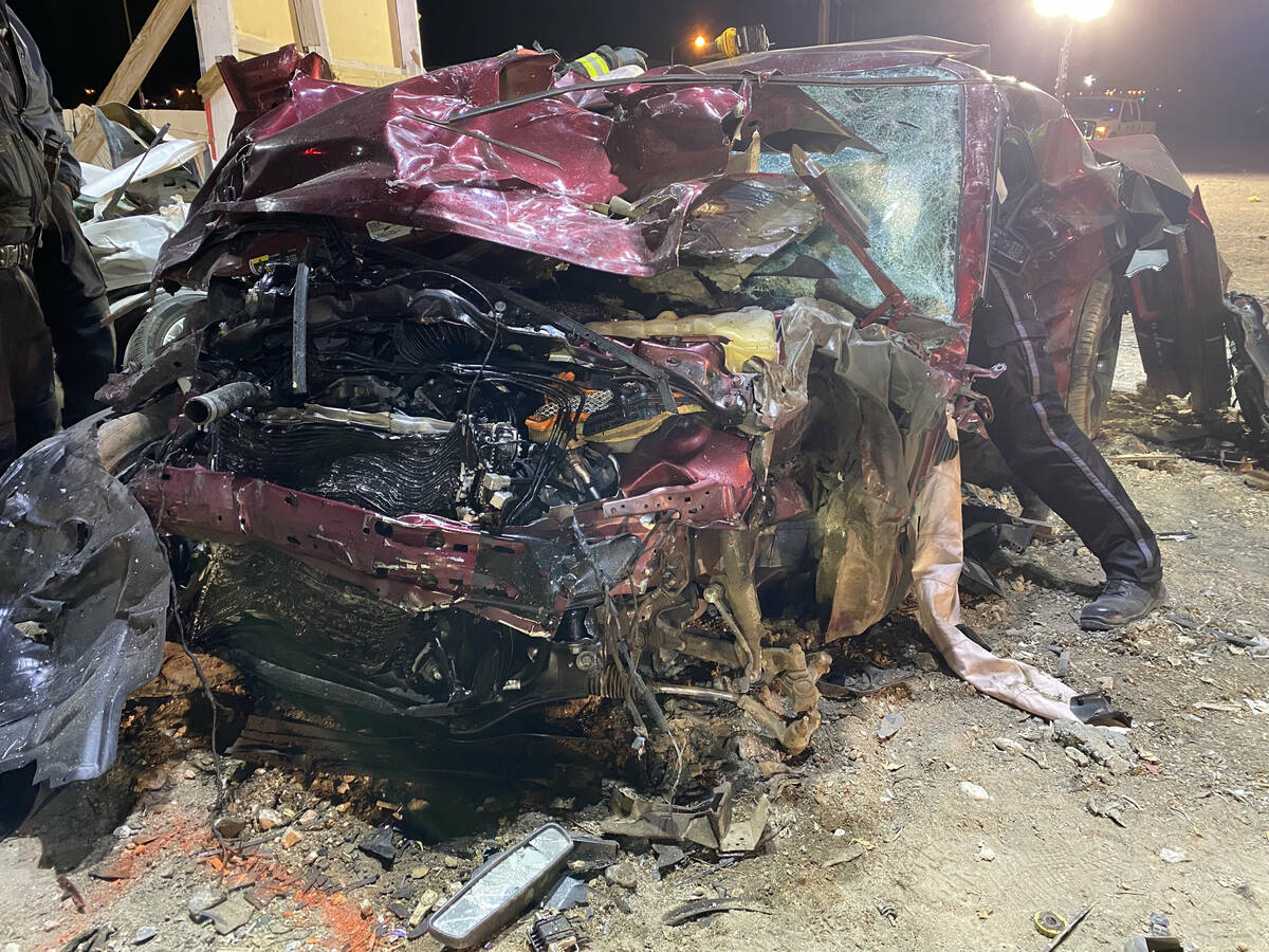 Police said Gary Dean Robinson's Dodge Challenger was traveling 103 mph when it struck a miniva ...