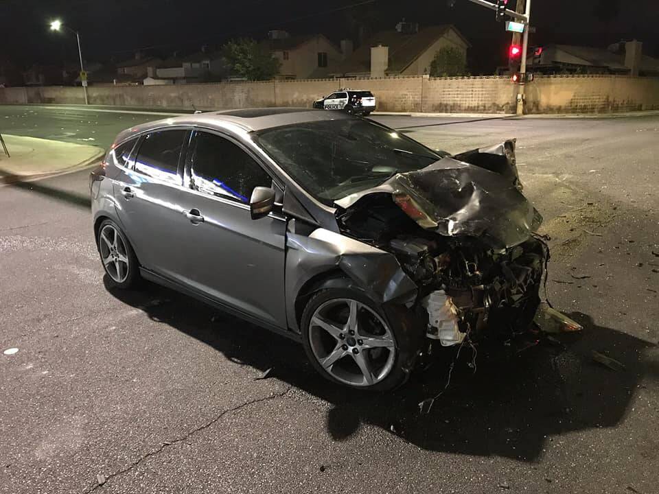 Jayson Michael Salzman's gray Ford Focus was traveling 77 mph seconds before it struck the driv ...