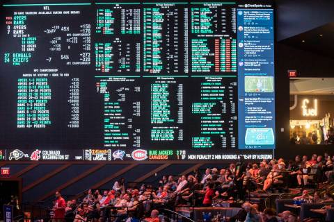 Two initiatives would bring sports betting to California if approved in November. One allows on ...