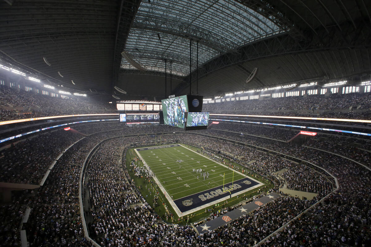AT&T Stadium in Arlington, Texas. (AP Photo/Tony Gutierrez)