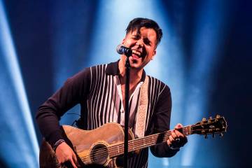 Singer and piano showman Frankie Moreno wows the crowd at The Showroom at the Golden Nugget on ...