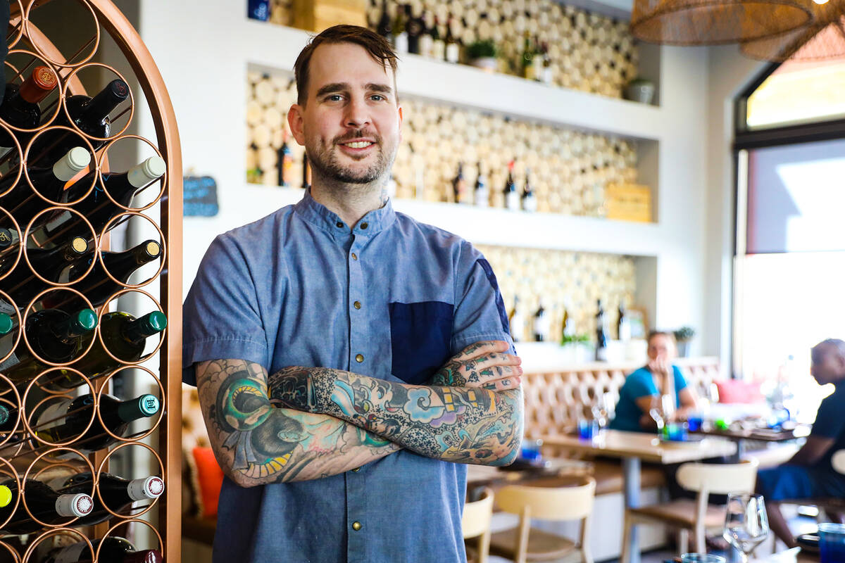 Chef Jackson Stamper at Ada’s Wine Bar in Tivoli Village in Las Vegas, Tuesday, July 5, ...