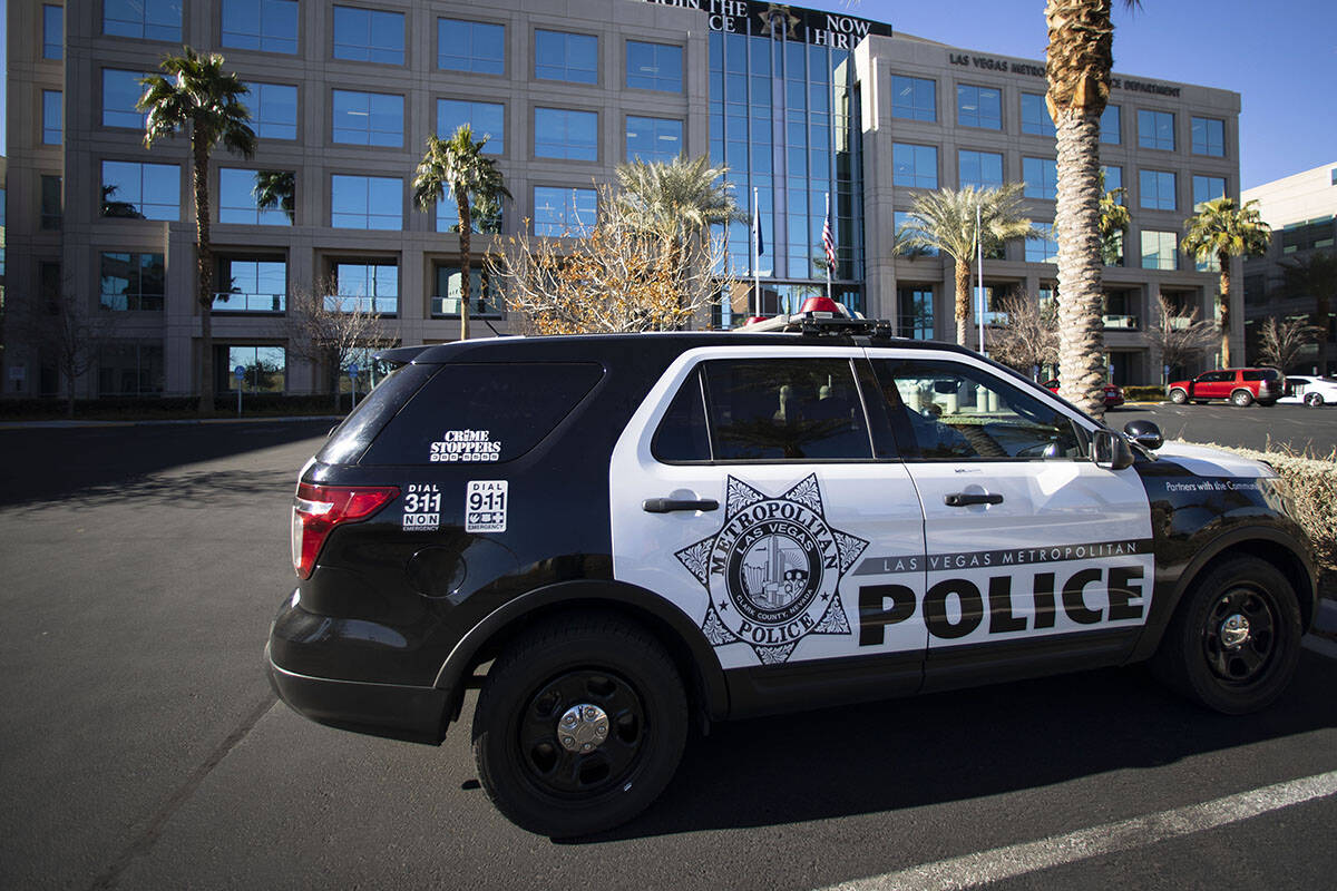 Metropolitan Police Department (Bizuayehu Tesfaye/Las Vegas Review-Journal) @bizutesfaye