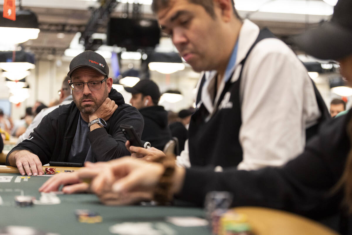 Eric Goldstein plays during the World Series of Poker tournament at Bally's Las Vegas in Las Ve ...