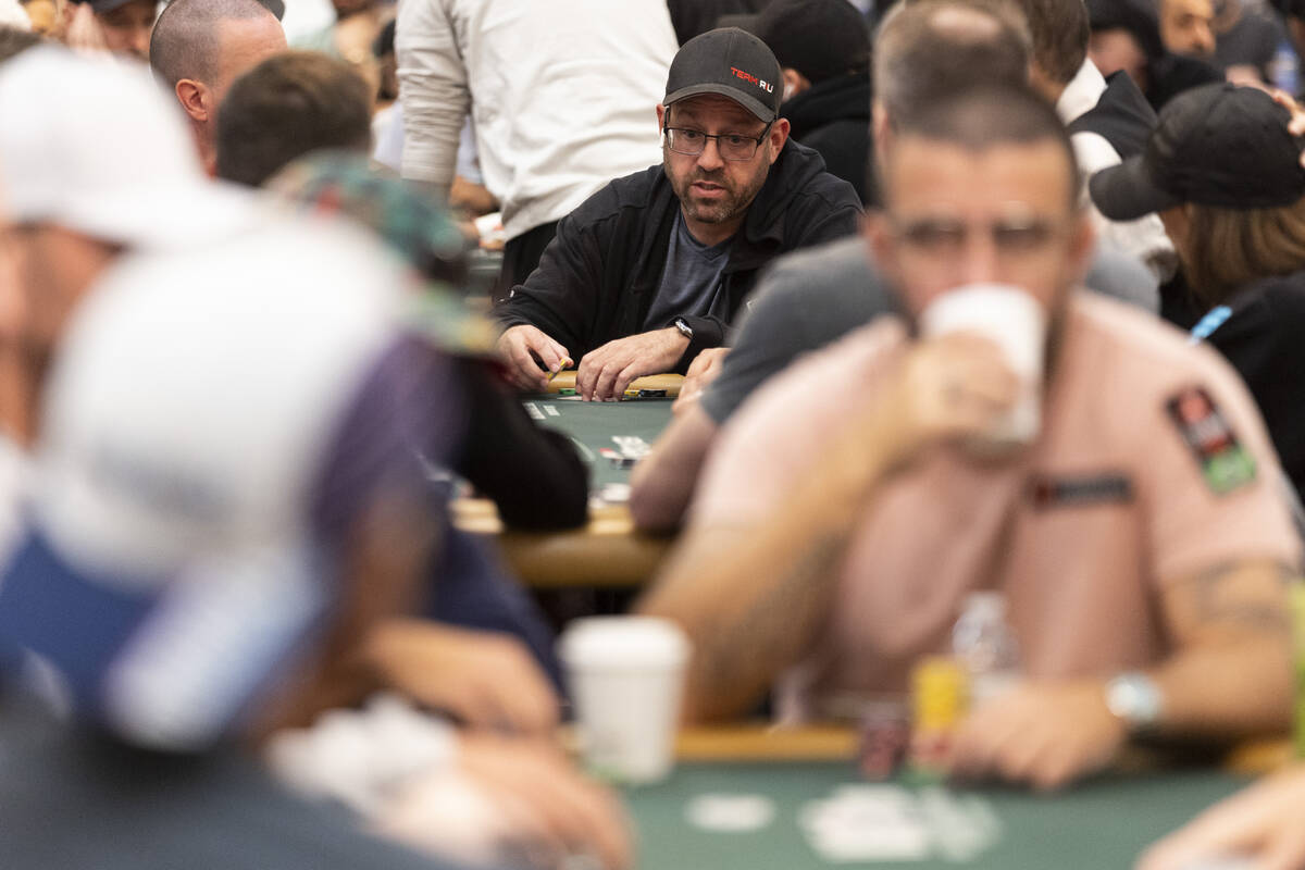 Eric Goldstein plays during the World Series of Poker tournament at Bally's Las Vegas in Las Ve ...